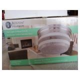 Bostin Harbor 2  Bulb Clear & White Prismatic