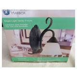 Boston Harbor Single Vanity Fixture Matte Black