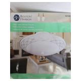 Boston Harbor 2 Light Fixture White Finish