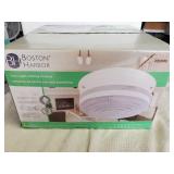 Boston Harbor 2Bulb Clear & White Prismatic G