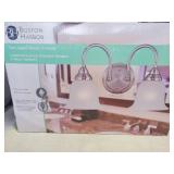 Boston Harbor 2 bulb Vanity Forsted Glass Shade