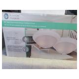 13" Twin Pack Boston Harbon White Finish Flush