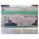 13" Twin Pack Boston Harbon White Finish Flush