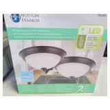 13" Twin Pack Led Boston Harbor Flush Mount