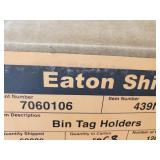 Clear Bin Tag Holder est. 50 pc