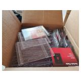 Clear Bin Tag Holder est 50 pc