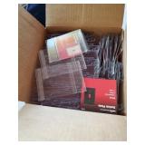 Clear Bin Tag Holder est 50 pc