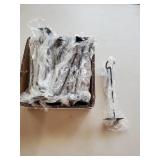 17 pc black peg hooks