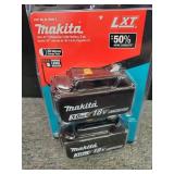 Makita 2 18v Lxt Lithium Ion 3.0 ah Battery