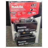 Makita 2 18v Lxt Lithium Ion 4.0 Battery