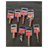 8 pc 1/4 Drive Cresent Drive Tools