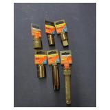 6pc 1/2 Drive  Cresent Sockets, Adapter Eztention
