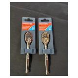 2 Cresent 1/4 Drive  Ratchets