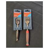 2 pc 1/4 Drive Cresent Ratchets