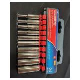 10 pc 1/4Drive Deep Socket Set