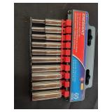 10pc 1/4 Drive Deep Socket Set