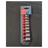 9pc 3/8 Drive Cresent Socket Set