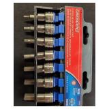 7pc Cresent 3/8 Drive Hex Bit mm Socket Set