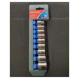9 pc Cresent 3/8 Drive mm Socket Set