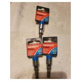 3pc Cresent mm Hex Bit Socket
