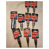 9 pc 3/8 Cresent!Drive Socket & Hex Bit