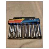 8 pc 1/2 Drive Cresent mm Deep Socket Set