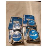 4pc Empire Tape Measures