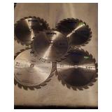 5 Irwin 7 1/4" Saw Blades 24 T