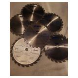 6pc Irwin 7 1/4" 24T Saw Blades