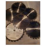 6 pc Irwin 7 1/4" 24T Saw Blades