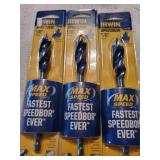 3pc Irwin 5/8" Tri Flute  Bit