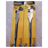2pc Irwin Spade Bit. 11/16" 13/16"