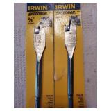 2 pc Irwin 3/4" Spade Bit