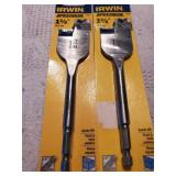 2pc 1-3/8" Spade Bit