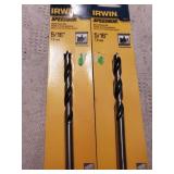 2pc Irwin 5/16" Brad Point Bit