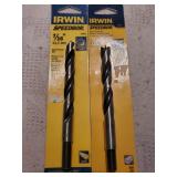 2pc Irwin 7/16" Brad Point Bit