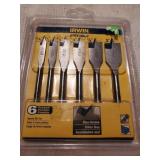 6pc Irwin Spade Bit Set
