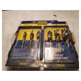 6pc Irwin Tri Flute Bit Set