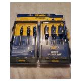 6 pc Irwin Tri Flute Bit  Set