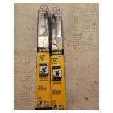2 Irwin 1/2" Auger Bits