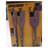 3pc Irwin Spade Bit Set