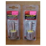 2 1x1" 60 grit Mounted Flap Wheel