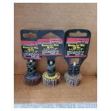 3 1-1/2"x1/2" Mounted Flap Wheel 60,80,120 grit