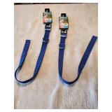 2 Blue 18" Dog Collars