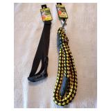 Black 18-26" adjustable dog collar & 4