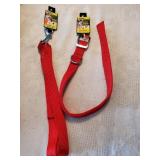 Red 22" Dog Collar & 4