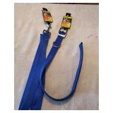 22" Blue dog collar & 4