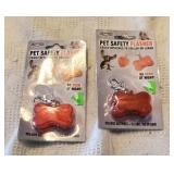 2 pet Saftey Flashers