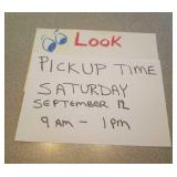 Pick-up times