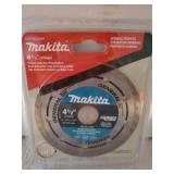 4-1/2" Makita 7/8" Arbor Premium Turbo Diamond